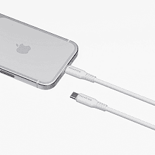 Кабель Breaking Soft Touch K23 USB-C / USB-C, 5A, 100Вт 2м, белый - 2