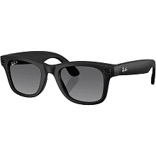 Умные очки Ray-Ban Wayfarer (Gen 2) Matte Black Gradient Graphite L, черный - 0