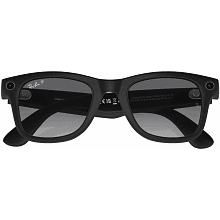 Умные очки Ray-Ban Wayfarer Matte Black Gradient Graphite M, черный - 2