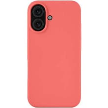 Чехол-накладка uBear Touch Mag Case для iPhone 16, силикон, коралловый - 0