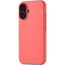Чехол-накладка uBear Touch Mag Case для iPhone 16, силикон, коралловый - 1