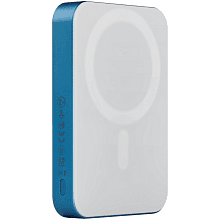 Внешний аккумулятор c БЗУ Pitaka Power Bank Qi2 10000 мАч, синий - 2