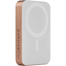 Внешний аккумулятор c БЗУ Pitaka Power Bank Qi2 10000 мАч, коричневый - 2