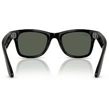 Умные очки Ray-Ban Wayfarer Shiny Black G15 Green L, черный - 3