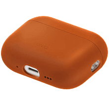 Чехол Uniq LINO оранжевый, для AirPods Pro 3 - 2