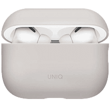 Чехол Uniq LINO серый, для AirPods Pro 3 - 0