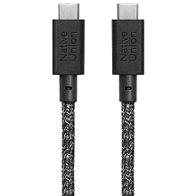 Кабель Native Union BELT CABLE USB-C / USB-C, 100Вт 3м, серый космос - 1