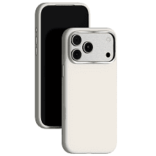 Чехол-накладка VLP Aster Pro Case для iPhone 18 Pro Max, силикон, белый - 1