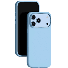 Чехол-накладка VLP Aster Pro Case для iPhone 18 Pro Max, силикон, голубой - 2