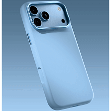 Чехол-накладка VLP Aster Pro Case для iPhone 18 Pro Max, силикон, голубой - 3