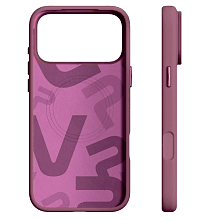 Чехол-накладка VLP Aster Pro Case для iPhone 18 Pro Max, силикон, темная вишня - 1