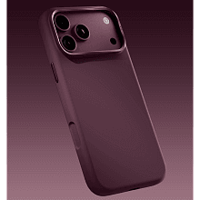 Чехол-накладка VLP Aster Pro Case для iPhone 18 Pro Max, силикон, темная вишня - 3