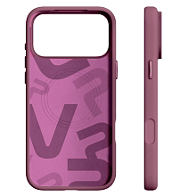 Чехол-накладка VLP Aster Pro Case для iPhone 18 Pro, силикон, темная вишня - 2