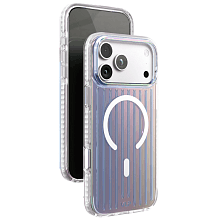 Чехол-накладка VLP Pulse Case для iPhone 18 Pro Max, пластик/термополиуретан, перламутровый - 1