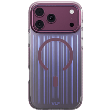 Чехол-накладка VLP Pulse Case для iPhone 18 Pro Max, пластик/термополиуретан, темная вишня - 0