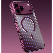 Чехол-накладка VLP Pulse Case для iPhone 18 Pro Max, пластик/термополиуретан, темная вишня - 3