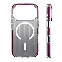 Чехол-накладка VLP Pulse Case для iPhone 18 Pro, пластик/термополиуретан, темная вишня - 1