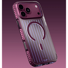 Чехол-накладка VLP Pulse Case для iPhone 18 Pro, пластик/термополиуретан, темная вишня - 3