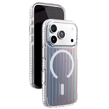 Чехол-накладка VLP Pulse Case для iPhone 18 Pro, пластик/термополиуретан, перламутровый - 2