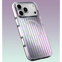 Чехол-накладка VLP Pulse Case для iPhone 18 Pro, пластик/термополиуретан, перламутровый - 3
