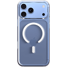 Чехол-накладка VLP Puro Case для iPhone 18 Pro Max, пластик/термополиуретан, прозрачный - 0