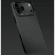 Чехол-накладка VLP Kevlar Case для iPhone 18 Pro, кевлар, черный - 2