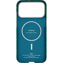 Чехол-накладка Pitaka Monogram для iPhone 17 Pro Max, арамид (кевлар), зеленый - 2