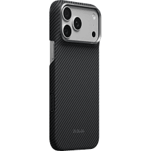 Чехол-накладка Pitaka Classic Edge Case для iPhone 18 Pro Max, арамид (кевлар), черный/серый - 1