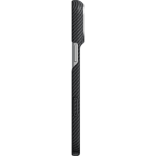 Чехол-накладка Pitaka Classic Edge Case для iPhone 18 Pro, арамид (кевлар), черный/серый - 2