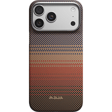 Чехол-накладка Pitaka Classic Edge Case для iPhone 18 Pro Max, арамид (кевлар), оранжевый - 0