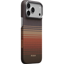Чехол-накладка Pitaka Classic Edge Case для iPhone 18 Pro Max, арамид (кевлар), оранжевый - 1