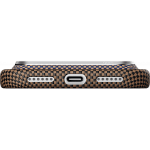 Чехол-накладка Pitaka Classic Edge Case для iPhone 18 Pro Max, арамид (кевлар), оранжевый - 3