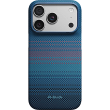 Чехол-накладка Pitaka Classic Edge Case для iPhone 18 Pro Max, арамид (кевлар), полночный синий - 0