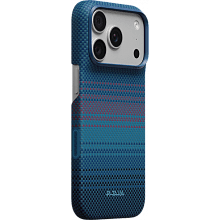 Чехол-накладка Pitaka Classic Edge Case для iPhone 18 Pro Max, арамид (кевлар), полночный синий - 1