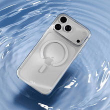 Чехол-накладка VLP Puro Case для iPhone 18 Pro, поликарбонат/полиуретан, прозрачный - 1