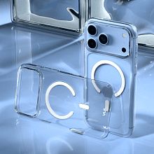 Чехол-накладка VLP Puro Case для iPhone 18 Pro, поликарбонат/полиуретан, прозрачный - 3