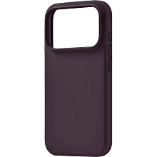 Чехол-накладка uBear Touch Mag Case для iPhone 18 Pro, силикон, бургунди - 3