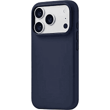 Чехол-накладка uBear Touch Mag Case для iPhone 18 Pro, силикон, темно-синий - 1