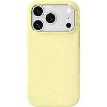 Чехол-накладка uBear Touch Mag Case для iPhone 18 Pro, силикон, ванильный желтый - 0