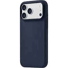 Чехол-накладка uBear Touch Mag Case для iPhone 18 Pro Max, силикон, темно-синий - 1