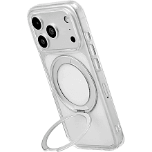 Чехол-накладка uBear Real Mag Case 360 для iPhone 18 Pro, поликарбонат, прозрачный - 2