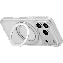 Чехол-накладка uBear Real Mag Case 360 для iPhone 18 Pro, поликарбонат, прозрачный - 3