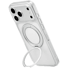 Чехол-накладка uBear Real Mag Case 360 для iPhone 18 Pro Max, поликарбонат, прозрачный - 3