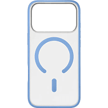 Чехол-накладка uBear Cloud Mag Case для iPhone 18 Pro, силикон, голубой - 3