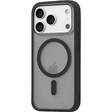 Чехол-накладка uBear Cloud Mag Case для iPhone 18 Pro, силикон, черный - 1
