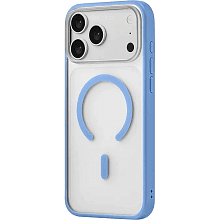 Чехол-накладка uBear Cloud Mag Case для iPhone 18 Pro Max, пластик/термополиуретан, голубой - 1