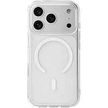 Чехол-накладка uBear Real Mag Case для iPhone 18 Pro, поликарбонат, прозрачный - 0