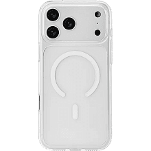 Чехол-накладка uBear Real Mag Case для iPhone 18 Pro Max, поликарбонат, прозрачный - 0