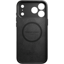 Чехол-накладка Native Union Active Case для iPhone 18 Pro Max, экокожа/полиуретан/микрофибра, черный - 3