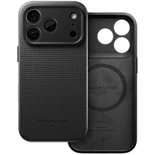 Чехол-накладка Native Union Active Case для iPhone 18 Pro, экокожа/полиуретан/микрофибра, черный - 1